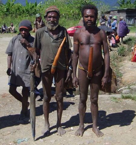 Hommes des tribus africaines